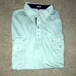 Mens Green Polo Golf Shirt